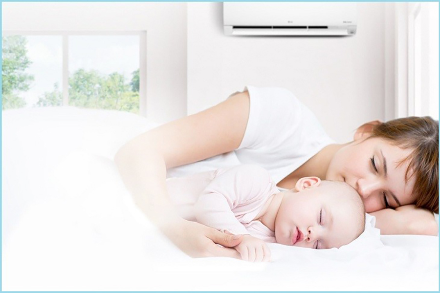 Mẹ cần linh hoạt điều chỉnh nhiệt độ phòng ngủ cho bé